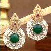 Madhubani Premium Gold Studs