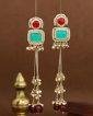 Shobita Kashmiri Gold Dangler